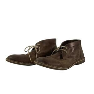 Redtape Brown Chukka Boots Leather Men's Size 8.5 Preowned
